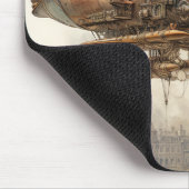 Tapis De Souris Zeppelin Steampunk vintage (12) (Coin)