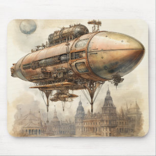 Tapis De Souris Zeppelin Steampunk vintage (12)