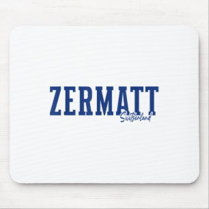 Tapis De Souris Zermatt Suisse Alpes suisses Souve de ski alpin