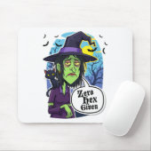 Tapis De Souris Zéro Hex Donné Drôle Sorcière Halloween Costume Te (Avec souris)