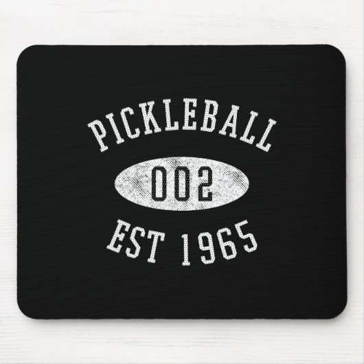Tapis De Souris Zéro Zéro Deux Pickleball Drôle (Devant)