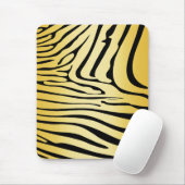 Tapis De Souris Zesty Zebra Yellow (Avec souris)