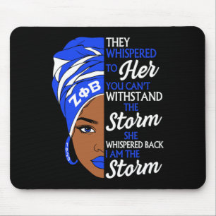 Tapis De Souris Zeta Phi Beta Sororité Fierté des femmes noires Mé