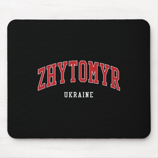 Tapis De Souris Zhytomyr Ukraine College University Style (Devant)