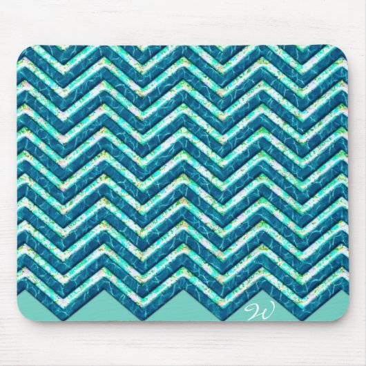 Tapis De Souris Zig Zag 2 Mousepad (Devant)