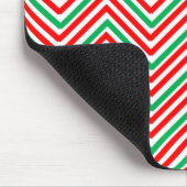 Tapis De Souris Zig-Zag rouge et vert (Coin)