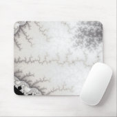 Tapis de souris Zigzag argenté (Avec souris)