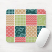Tapis De Souris Zigzag, Chevron, En vichy, Pois, Patchwork (Avec souris)