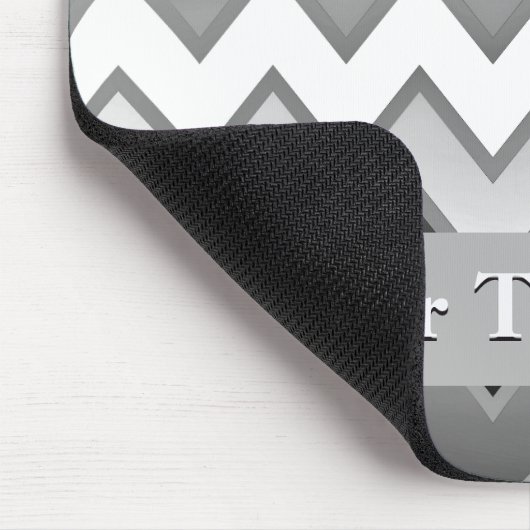 Tapis De Souris ZigZag - Monochrome (Coin)