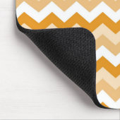 Tapis De Souris Zigzag (oranje en wit) (Coin)