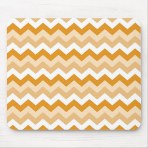 Tapis De Souris Zigzag (oranje en wit)