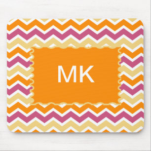 Tapis De Souris Zigzag tribal vibrant