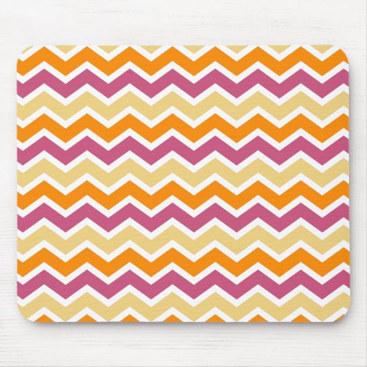 Tapis De Souris ZigZag tribale dynamique (Devant)