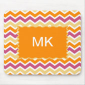 Tapis De Souris ZigZag tribale dynamique (Devant)