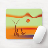 Tapis De Souris Zinglees ~ Chatting (Avec souris)