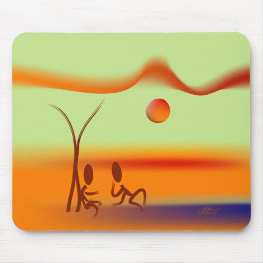 Tapis De Souris Zinglees ~ Chatting (Devant)