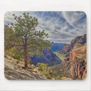 Tapis De Souris Zion Canyon View from Angels Landing