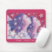 Tapis De Souris Zodiac Gemini mousepad ose (Avec souris)
