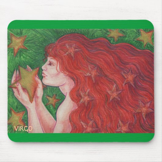 Tapis De Souris Zodiac Virgo mousepad (Devant)