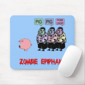 Tapis De Souris Zombi drôle (Avec souris)
