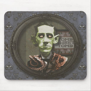 Tapis De Souris Zombi hanté HP Lovecraft Mousepad