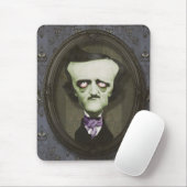 Tapis De Souris Zombi hanté Poe Mousepad (Avec souris)
