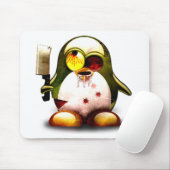 Tapis De Souris Zombi Tux (Linux Tux) (Avec souris)