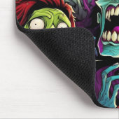Tapis de souris zombie – Accessoire de bureau d'ho (Coin)