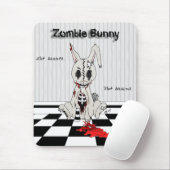Tapis De Souris Zombie Bunny - avec arrière - plan (Avec souris)