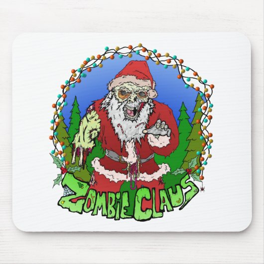 Tapis De Souris Zombie Claus (Devant)