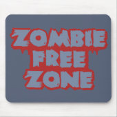 Tapis De Souris Zombie Free Zone personnalisé mousepad (Devant)