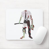 Tapis De Souris zombie halloween effrayant (Avec souris)