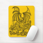 Tapis De Souris Zombie mit Drache (Avec souris)