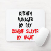 Tapis De Souris Zombie Slayer Kitchen Manager (Avec souris)