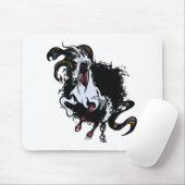 Tapis De Souris Zombie Unicorn Standing (Avec souris)