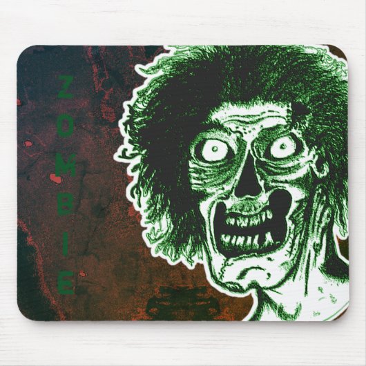 Tapis De Souris ZOMBIE - Vert (Devant)