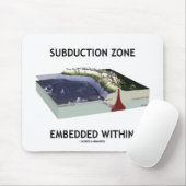 Tapis De Souris Zone de subduction intégrée à l'intérieur (Humour  (Avec souris)