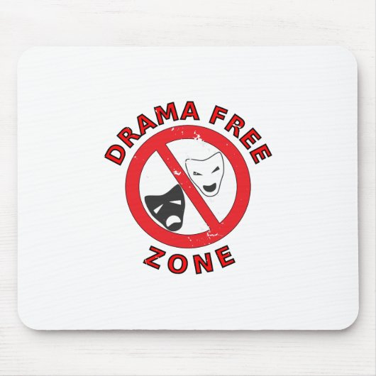 Tapis De Souris Zone sans drame (Devant)