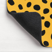 Tapis De Souris Zones de guépard orange noir (Coin)