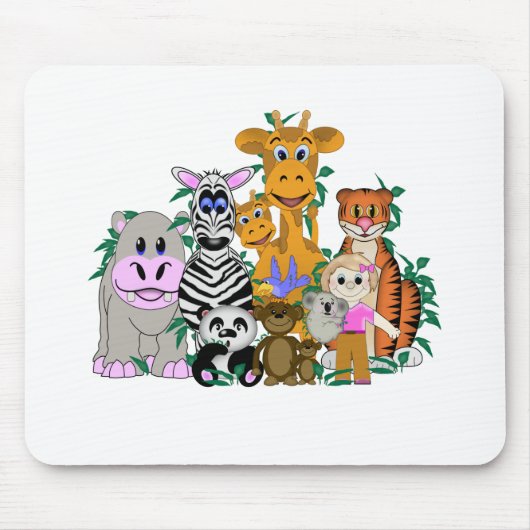Tapis De Souris ZOO Girl (Devant)