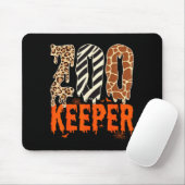 Tapis De Souris Zookeeper Funny Halloween Costume Zoo Keeper Anima (Avec souris)