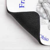 Tapis De Souris ZsaZsa remet le texte de pourpre de W (Coin)