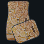 Tapis De Voiture Arbre de vie de Gustav Klimt, Art Nouveau stylisé<br><div class="desc">Arbre de vie (1905-1911) de Gustav Klimt. L'Arbre de Vie est une peinture vintage de l'Art Nouveau représentant l'arbre de la connaissance qui remet en question l'oiseau noir de proie, symbole de la mort. Le cycle de vie normal tel que compris par Freud et Klimt. Le Stoclet Frieze est une...</div>
