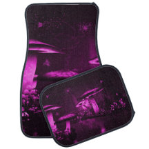 Champignons violets brillants