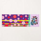 TAPIS DE YOGA ルナ様用 ストライプ(ピンク) (Devant (Horizontal))