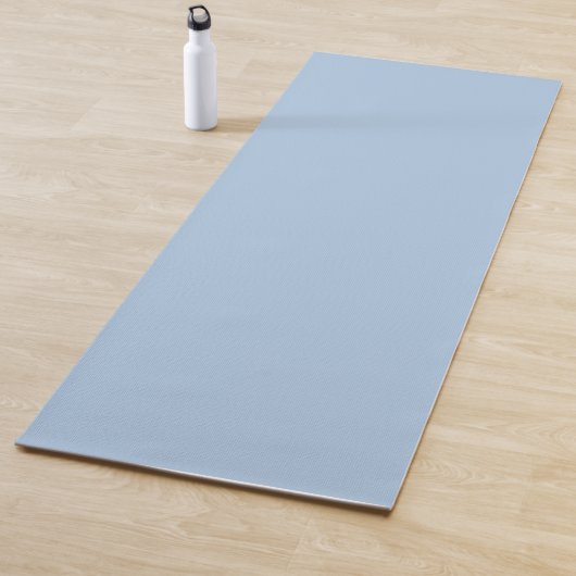 Tapis De Yoga #027 Collection de couleurs bleu clair gris (En situation)