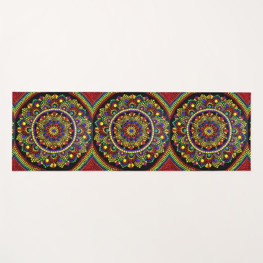 Tapis De Yoga 058 - Mandala Yoga Mat (Devant (Horizontal))