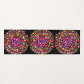 Tapis De Yoga 073 - Tricot Mandala Yoga Mat (Devant (Horizontal))