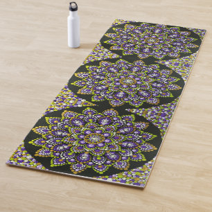 Tapis De Yoga 084 - Fantasia Nordica Mandala Yoga Mat