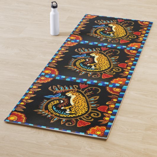 Tapis De Yoga 100 - Jaguar Yoga Mat Dormir (En situation)